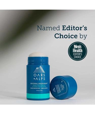 Oars + Alps Aluminum Free Deodorant for Men and Women Dermatologist Tested and for Sensitive Skin Vegan Deep Sea Glacier 2 Pack 2.6 Oz Each 2ct - Deep Sea Glacier - Buy Online on GoSupps.com