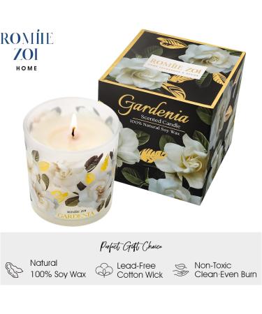 Buy Gardenia Scented Candle - 6oz Aromatherapy Soy Wax Jar for Home & Gifts | 170g International Shipping Available - Buy Online on GoSupps.com