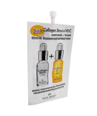 8 Packets of Collagen Serum + Vi C by Royal Beauty. (8 g/packet)