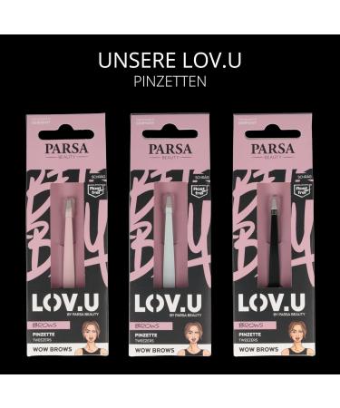 PARSA Beauty LOV.U Tweezers Slanted - Buy Online on GoSupps.com