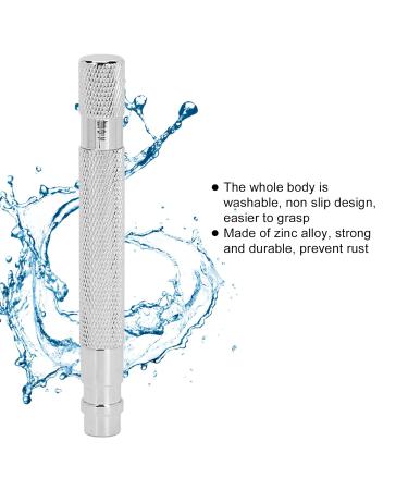 Buy Silver Razor Replacement Handle - Classic Metal Razor Handle for Easy Home Use - Buy Online on GoSupps.com