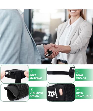Ednyzakrn 2 Pack Finger Protection - Adjustable Trigger Finger Brace Splint for Sports | Injury Support for Basketball Volleyball Tennis & Baseball - Buy Online on GoSupps.com