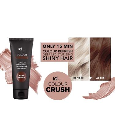 IdHAIR Colour Crush Treatment - Hair Colouration Cream - Hair Masks (Warm Brown 100 ml) - Buy Online on GoSupps.com