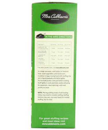 Mrs. Cubbison's Stuffing Mix  Herb Seasoned  10 oz - Buy Online on GoSupps.com