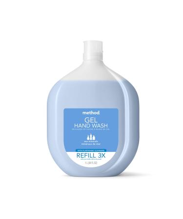 Method Gel Hand Soap Refill, Sea Minerals, Recyclable Bottle, 34 oz, 1 pack Sea Minerals 34 Fl Oz (Pack of 1)