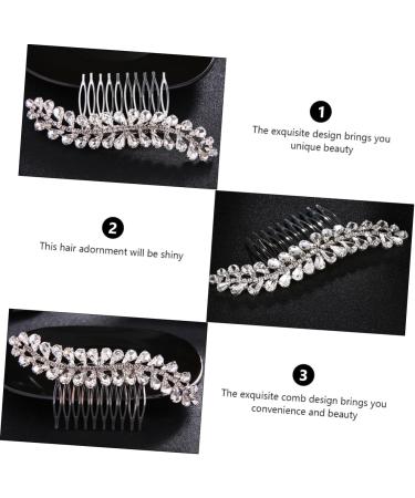 Ipetboom 1 Pc Comb Glammetic Glamzilla Beauty Wedding Ceremony Yinm The Prom Nupec Hair Prop Creative Headdress Wedding Dress Hair Accessories Hair up Hairpin Bride Headgear Alloy - Buy Online on GoSupps.com