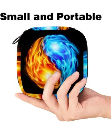 Multicolored Storage Bags for Women's Bandages & Menstrual Products - Portable Yin-Yang Design for School & Office - Buy Online on GoSupps.com