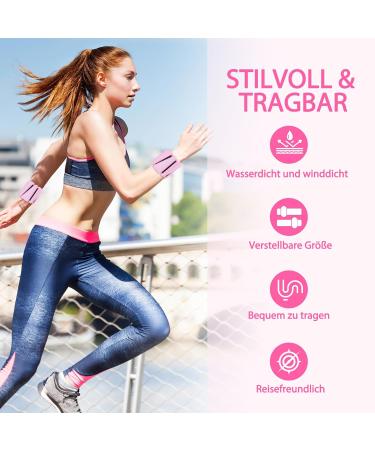 Buy Pink Weight Cuffs Set | Adjustable Foot & Hand Weights for International Shipping - Buy Online on GoSupps.com