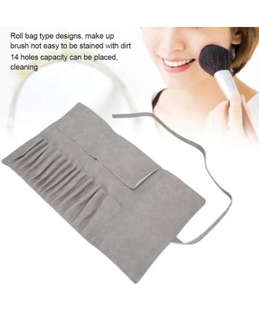 Buy 14 Holes PU Makeup Brush Case - Travel & Home Organizer for Brushes | Best Cosmetics Brush Holder Set - Buy Online on GoSupps.com