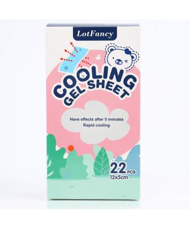 LotFancy Baby Fever Cooling Pad, 22 PCS Cool Patches for Fever, Cool Gel Sheet for Kids, Headache Relief, Forehead Fever Patch, 4.7 x2 Inch 4.7x2 Inch (Pack of 22) - Buy Online on GoSupps.com