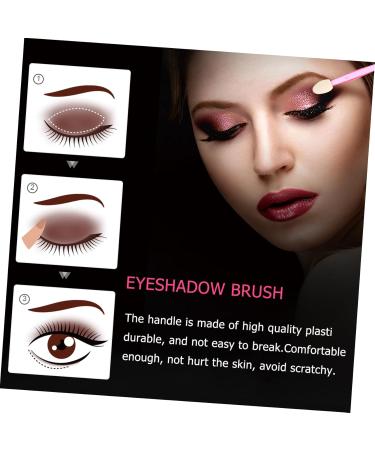 WOONEKY 100pcs Double Ended Eyeshadow Brush Double-ended Eyedhadow Brush Double-ended Eyeshadow Eye Shadow Sponge Dual Sides Eyeshadow Makeup Applicator - Buy Online on GoSupps.com