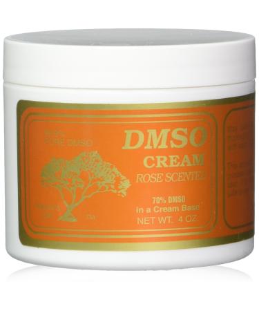 DMSO Cream Rose Scented 4 Oz