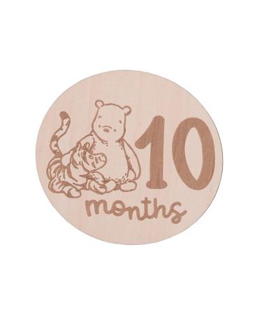 Buy Disney Classic Winnie The Pooh Wooden Milestone Cards - 12 Engraved Natural Wood Tone Cards for Baby s First Year | International Shipping Available - Buy Online on GoSupps.com