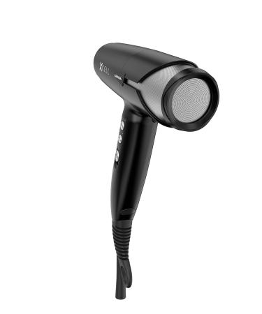 GAMMA+ XCell Ultra-Lightweight Hair Dryer | Professional Ionic Technology | Whisper Quiet | 12 Heat & Speed Settings | Matte Black - International Shipping Available - Buy Online on GoSupps.com