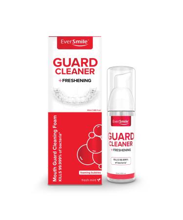 EverSmile Mouth Guard Cleaning Foam Fresh Mint 55ml (1 Pack) for Mouth Night Football Boxing Sleep Snoring Grinding & All Types of Guards Fights Bad Breath 1.85 Fl Oz (Pack of 1)