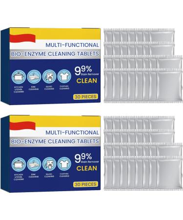 Bio-Enzyme Cleaning Tablets Remove Yellowing Leaving Fragrances Laundry Effervescent Tablets Filter Household Home Laundry Effervescent Tablets 2 Boxes - Buy Online on GoSupps.com
