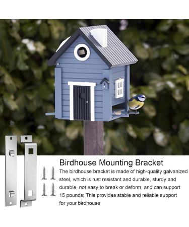 Secure Bird Nesting Box Holder Bird Nest Box Mounting Bracket No Deformation Bird Feeder Outdoor Bird Feeder Tree Accessories for Scenic Place Geteawily R:1 Set - Buy Online on GoSupps.com