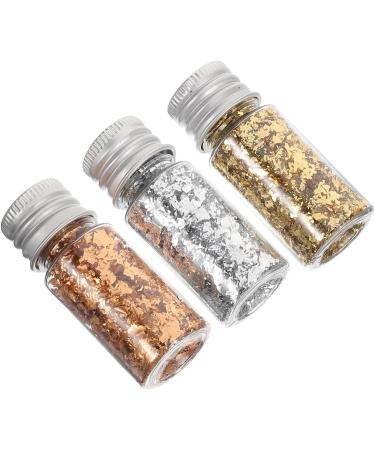 STOBOK 3 Sets Gold Foil Nail Flakes for Nail Decor Foil Flakes Nail Art Nails Flakes for Decor DIY Flakes for Nails Foil Flakes for Nail Decoration Nail Flakes for Nail Art Nail Foil - Buy Online on GoSupps.com