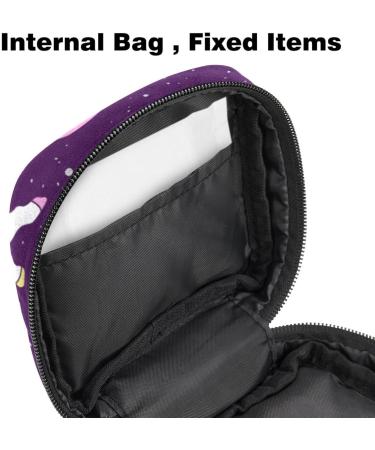 Sweet Unicorn Yellow Stars Large Menstrual Cup Bag | Lila Women's Storage Pockets for Period Inserts & Tampons - Ideal for Girls & Women - Buy Online on GoSupps.com