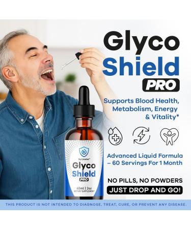 (5 Pack) Glyco Shield Drops - Official GlycoShield Pro Blood Formula Support Supplement Drops - Maximum Strength Original Natural to Overall Wellness and Support Health Reviews 5 Bottles for 5 Months - Buy Online on GoSupps.com
