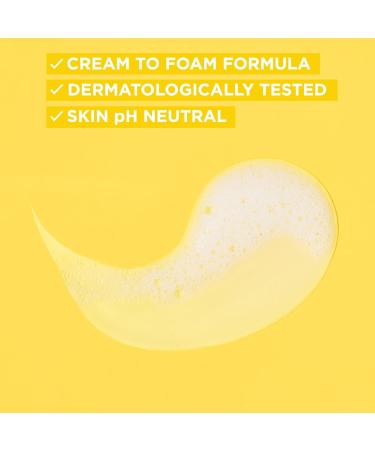 Garnier Vitamin C Brightening Cream Cleanser Removes Makeup & Impurities Hydrates & Brightens For Dull & Uneven Skin 250ml 250 ml (Pack of 1) Vitamin C Brightening Cleanser - Buy Online on GoSupps.com