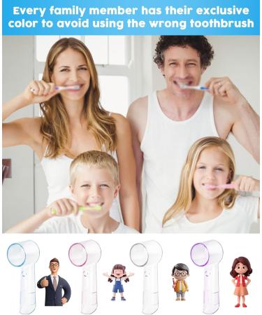 Shop Toothbrush Covers for Oral-B | Travel Toothbrush Case - 8 Pack Colorful Protectors for Electric Toothbrush Heads - Buy Online on GoSupps.com