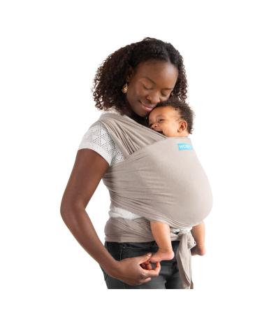 Moby Wrap Baby Carrier | Element | Baby Wrap Carrier for Newborns & Infants | #1 Baby Wrap | Baby Gift | Keeps Baby Safe & Secure | Adjustable for All Body Types | Perfect for Mom & Dad | Taupe