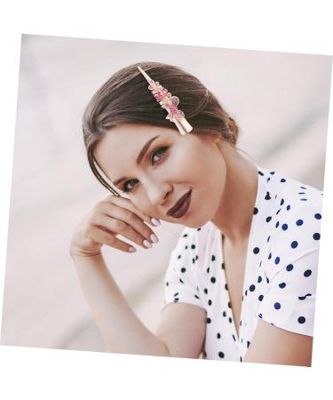 minkissy hair barrettes hair clips hair accessories clip ins rhinestone hairpins hair decoration clips for hair hairpin for women large barrette large hairpins grace women's Metal decorate - Buy Online on GoSupps.com
