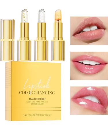  Duroecsain Color-changing lipstick for women - Moisturizing lip balm with a color-changing effect long-lasting and hydrating 3 units for weddings dates and events - Buy Online on GoSupps.com