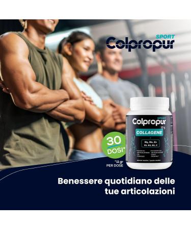 Hydrolyzed Collagen Powder | 30 Days | Sport Muscles & Joints | BCAA Magnesium Zinc + Vitamins B2 B3 & C | Flavor Neutral | COLPROPUR - Buy Online on GoSupps.com