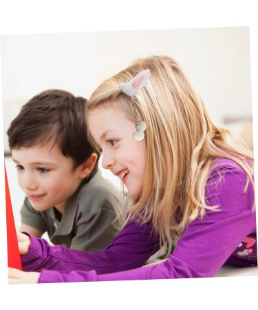 Beavorty 1 Pair bunny ear hair clip sparkly hair accessories women tassel hair clip girls tassel hairpin tassel hair accessory women hair decoration hair clips Plush child pair clip winter - Buy Online on GoSupps.com