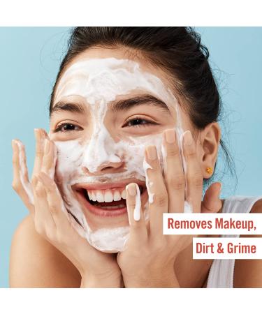 First Aid Beauty Pure Skin Face Cleanser - 11 oz Sensitive Skin Cream Cleanser with Antioxidant Booster - Buy Online on GoSupps.com