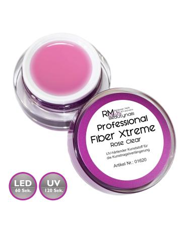 15ml Fiberglass Gel - Professional LED UV Adhesive Nail Gel in Pink & Clear Xtreme Building Gel (Pack of 1) - Buy Online on GoSupps.com