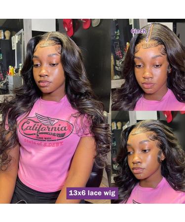 20 Brazilian Body Wave HD Transparent Lace Front Wig 220% Density - Pre Plucked with Baby Hair - 20 inch Human Hair Wig for Black Women - Buy Online on GoSupps.com