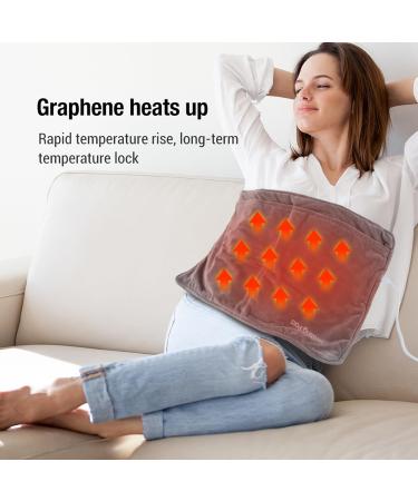 Uozonit Foot Heater Pillow - Fast Heating Soft Foot Warming Tool for Travel Work & Sleep - Buy Online on GoSupps.com