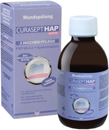 CURASEPT HAP020 PVP-VA 0.20% + Hyaluron Mouthwash 200 ml | Best International Shipping & Oral Care Solution - Buy Online on GoSupps.com