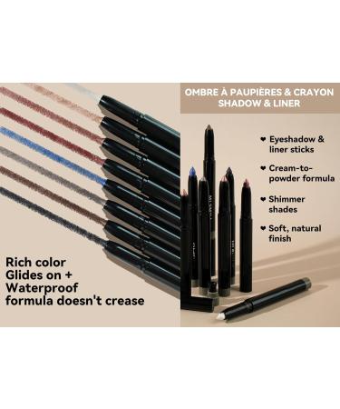 Pearlescent Eyeshadow Stick Eyeliner Long Lasting Glow Stick Highlighter Contour Makeup Stick (2) - Buy Online on GoSupps.com