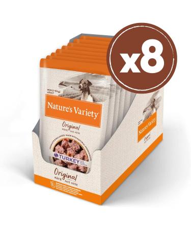 Nature's Variety Original No Grain - Mini Adult Dog P t with Turkey - Box of 8 x 150 g - Buy Online on GoSupps.com
