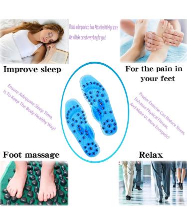 Yarpiany Magnetic Insoles Acupressure for Women - 68 Magnet Foot Massager Shoe-pad - Reflexology Gel Insoles (Female/9.84 Inch) - Buy Online on GoSupps.com