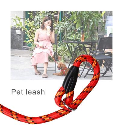 nuoshen Dog Slip Lead 125cm Extremely Durable Strong Dog Training Leash Rope Adjustable Pet Lead Leash for Dogs Red part of 1 - Buy Online on GoSupps.com