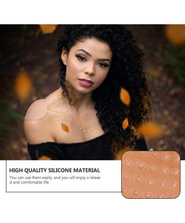 Coolhiya Non-Slip Silicone Shoulder Pads - 4 Pairs of Anti-Slip Foam Shoulder Pads for Women s Bras - Comfortable & Structured Support - Buy Online on GoSupps.com