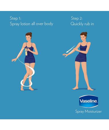 Vaseline Intensive Care Spray Moisturizer - Cocoa Radiant 6.5 oz | 100% Pure Cocoa Butter for Dry Skin - International Shipping Available - Buy Online on GoSupps.com