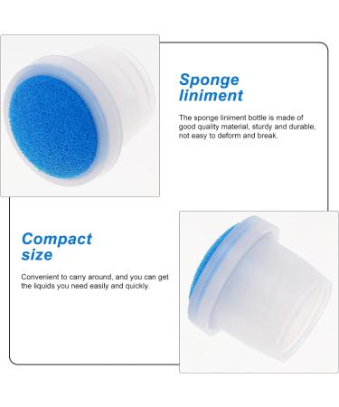 Minkissy 8 pieces sponge head bottle refillable sponge head applicator plastic empty liquid medicine bottles skin care scalp hair care medicine cosmetic travel use - Buy Online on GoSupps.com