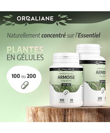 Mugwort 250 mg - 200 capsules - Orgaliane - Buy Online on GoSupps.com