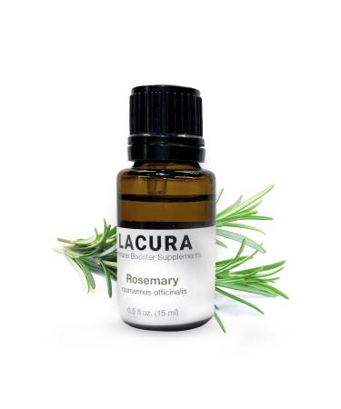 Pure Rosemary Essential Oil - Promotes Natural Hair Growth & Enhances Memory - Therapeutic Grade Essential Oils for Aromatherapy - Concentrated Plant Extract for Mental Focus 15mL Rosemary 0.5 Fl Oz (Pack of 1)