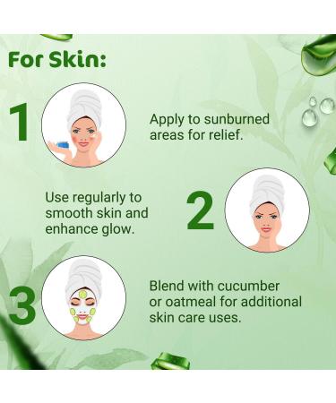 7.05Ounce / 200Grm Aloe Vera Gel Moisturizer - Aloe Gel Pack of 1 - Buy Online on GoSupps.com