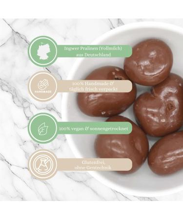  1001 Frucht 1001 Frucht Pralines ginger with chocolate coating 250g ginger whole milk ginger ginger gift cute cat gift chocolate ginger exotic ginger pralines ginger chocolate swinger chocolate nack - Buy Online on GoSupps.com