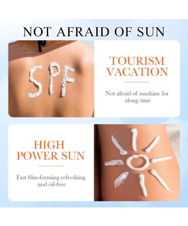 Sunscreen SPF 60+ Aloe Vera Sun Cream Repair Lotion Suncream Sun Face Protection Against UVA UVB Water + Sweat Resistant Fast Film Formation No Stuffiness for All Skin Types 40g - Buy Online on GoSupps.com