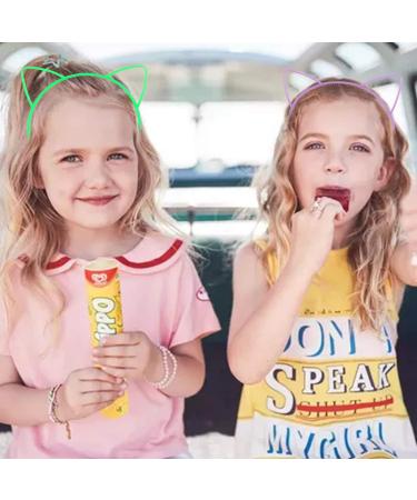 Ziricher Plastic Cat Ear Headband | Luminous Hair Band for Christmas & Halloween Parties (6 Colors) - Buy Online on GoSupps.com