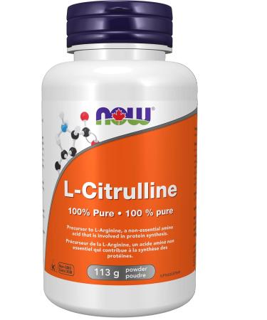 NOW Supplements L-Arginine 1000mg Tablets (120 Count) + L-Citrulline Pure Powder (113g) L-Arginine Tablets + Powder 113g - Buy Online on GoSupps.com